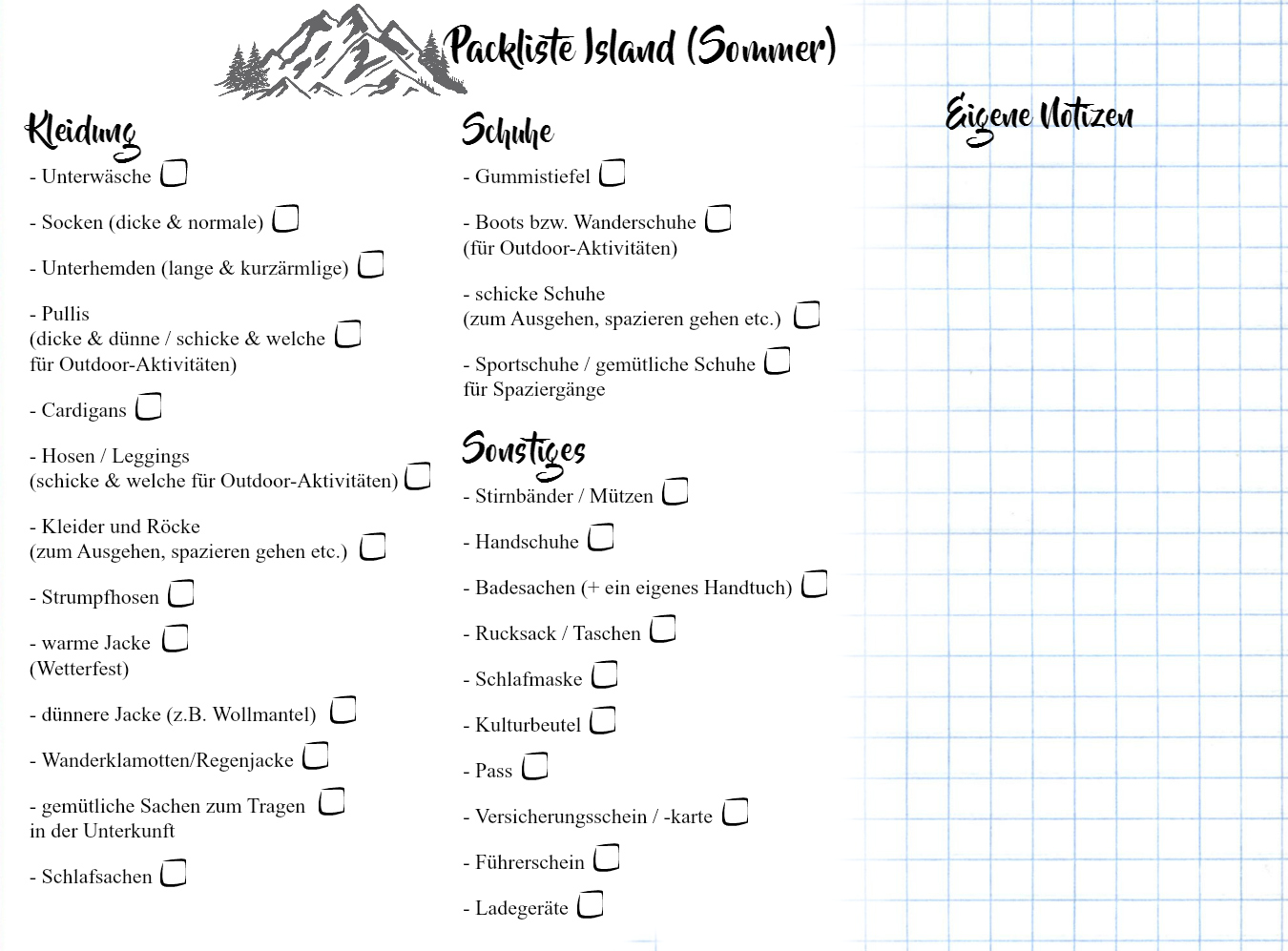 Packliste Island, was für Island-Reise packen, Kleidung für Island, richtig packen für Island, was ziehe ich in Island an, Pack-Tipps für Island, Pack-Tipps Sommer Island, Pack-Tipps Winter Island, Island Blog, Iceland Blog, Like A Riot 