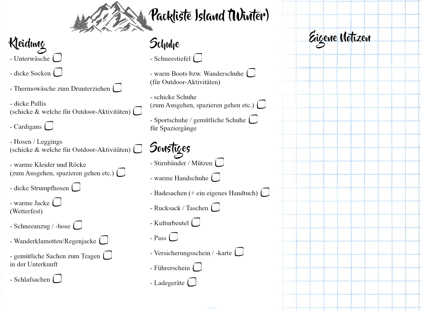 Packliste Island, was für Island-Reise packen, Kleidung für Island, richtig packen für Island, was ziehe ich in Island an, Pack-Tipps für Island, Pack-Tipps Sommer Island, Pack-Tipps Winter Island, Island Blog, Iceland Blog, Like A Riot 