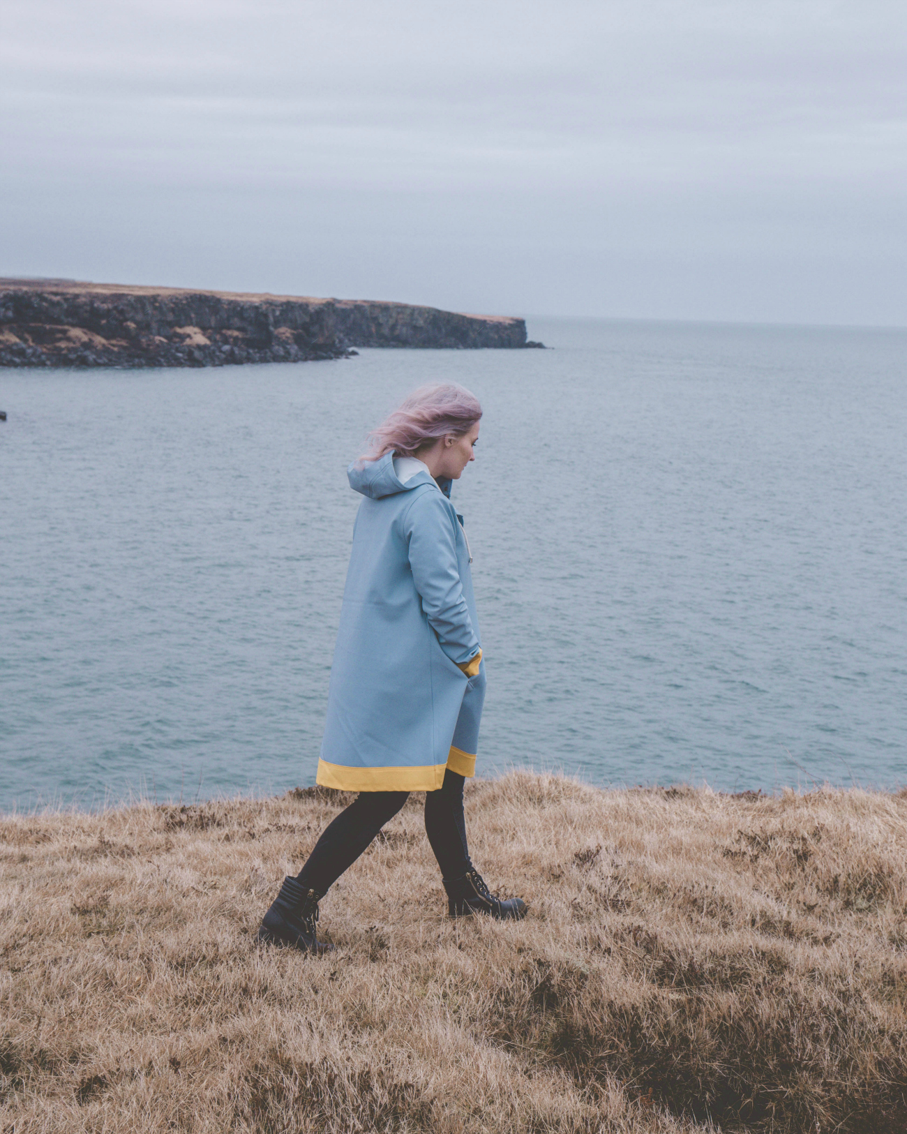 Stutterheim Raincoats, Stutterheim Mosebacke, Stutterheim Pale Pink Raincoat, Stutterheim Rainwear, What to wear in Iceland, Iceland Blog, Adventure Blog for Women, Dear Heima